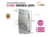 ถุงเมล็ดกาแฟ มีซิปปิด ทรงสูง 1000g (1kg) [CUBE] [แบ่งขาย] ติดวาล์ว ขยายข้าง ตั้งได้ (ใช้กับเครื่องซีลความร้อน)